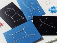 Kanelstrand Star Constellation Card